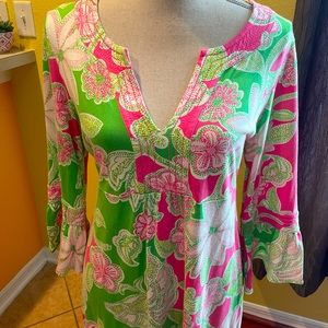 EUC Lilly Pulitzer L Petunia In Paradise Dress